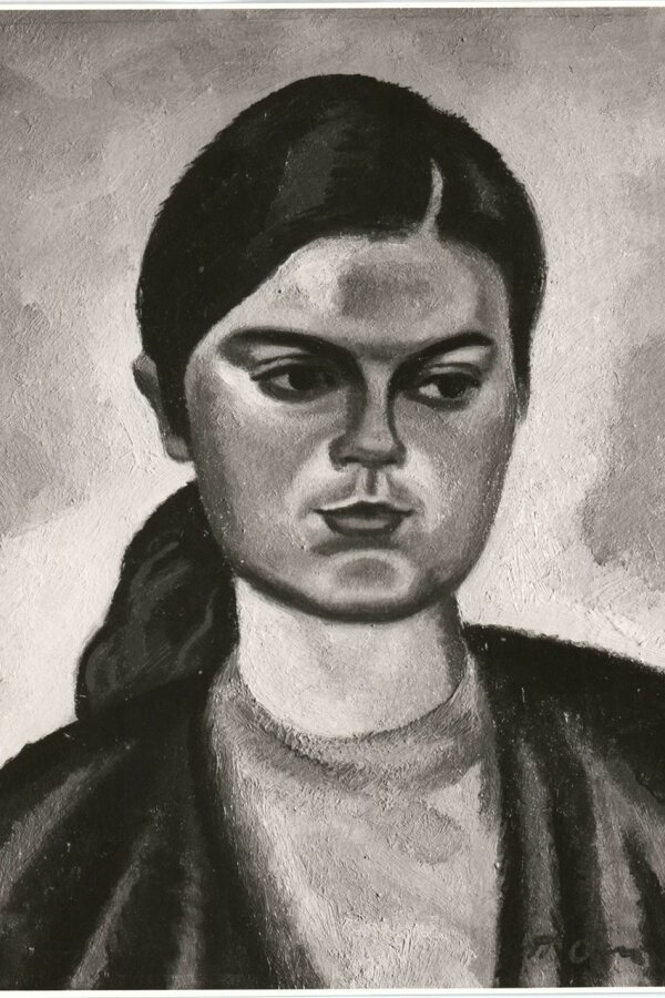 Peter Pavlovič Ossovskij, Česká dívka, 1978, olej na lepence